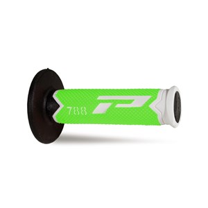 Pro Grip 788 Triple Density Full Diamond Grips **LTD** White End / Green Centre / Black Inner