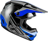 Kinetic Crest Helmet - Grey/Black/Blue