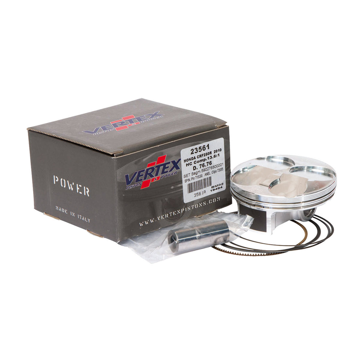 Vertex Piston Kit CRF250R - CRF250RX GP-Racer Choice  Compr. 14.1:1 2020-21 (78.96)