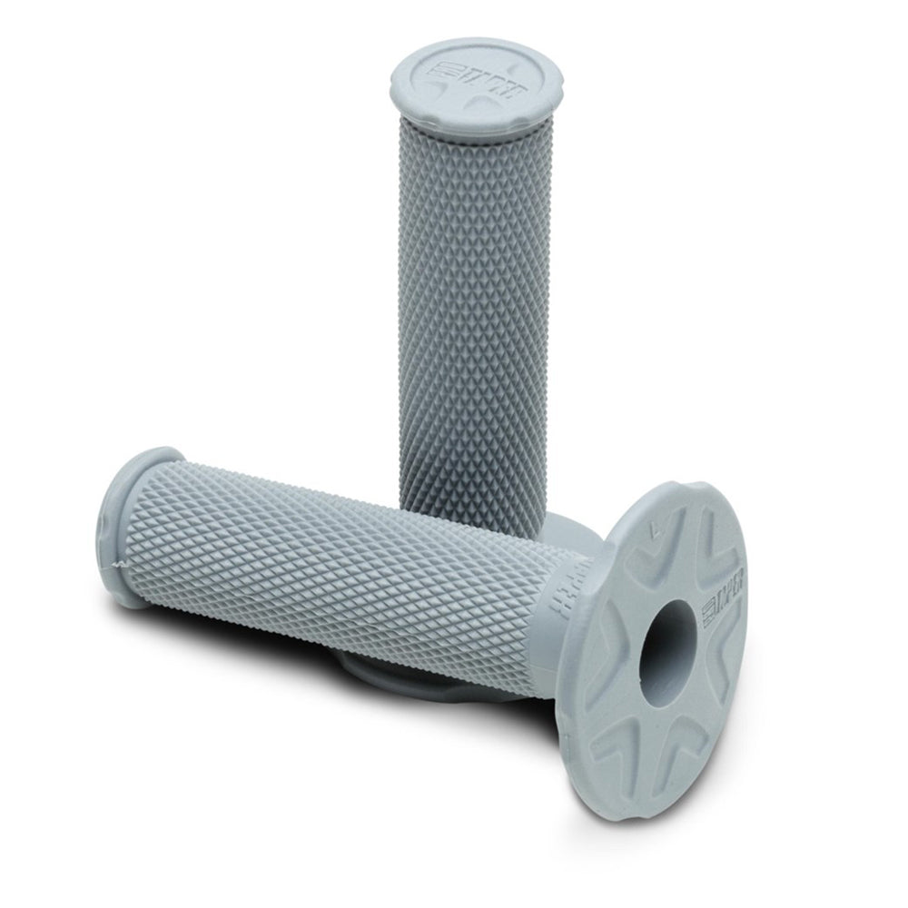 HANDLEBAR GRIP SYNERGY SINGLE DENSITY FULL DIAMOND GREY SOFT