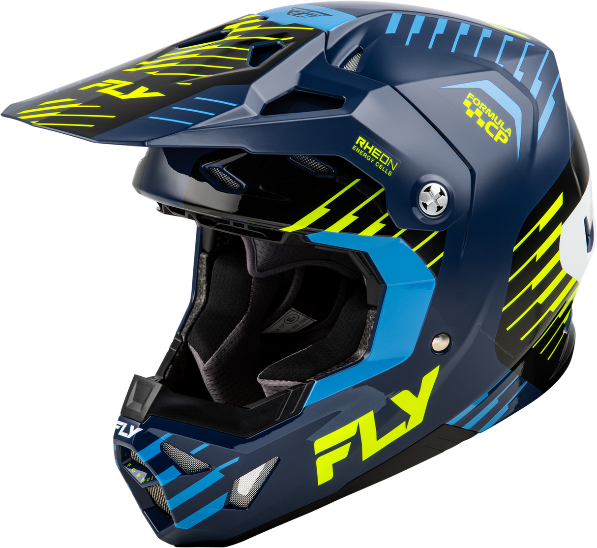 Formula CP Slice Helmet - Navy/Hi-Viz/White