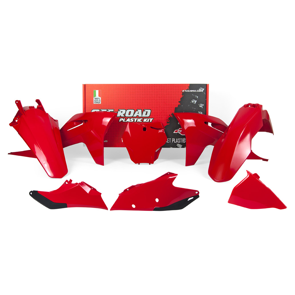 Rtech Plastic Kit (6pc) (GG Red) Gas Gas MC-MCF125/250-450 21-23