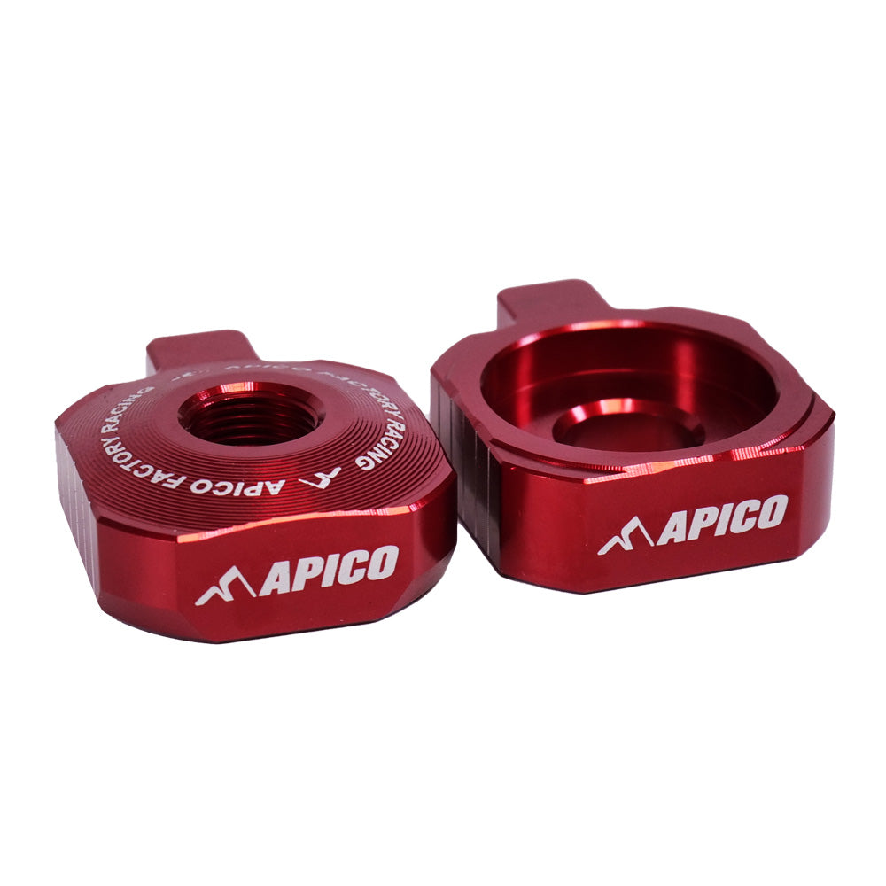 REAR AXLE BLOCK KTM/HQV/GAS SX/SX-E50 20-24,  TC/EE-50 20-24,  MC/MC-E5 21-24  RED