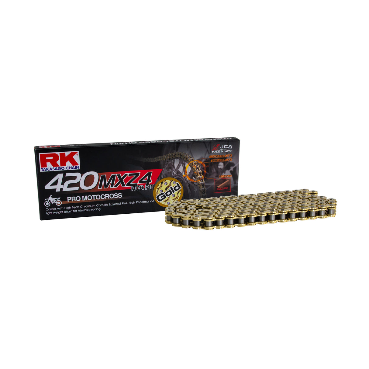 RK GB420MXZ4-128 Gold Pro MX Chain