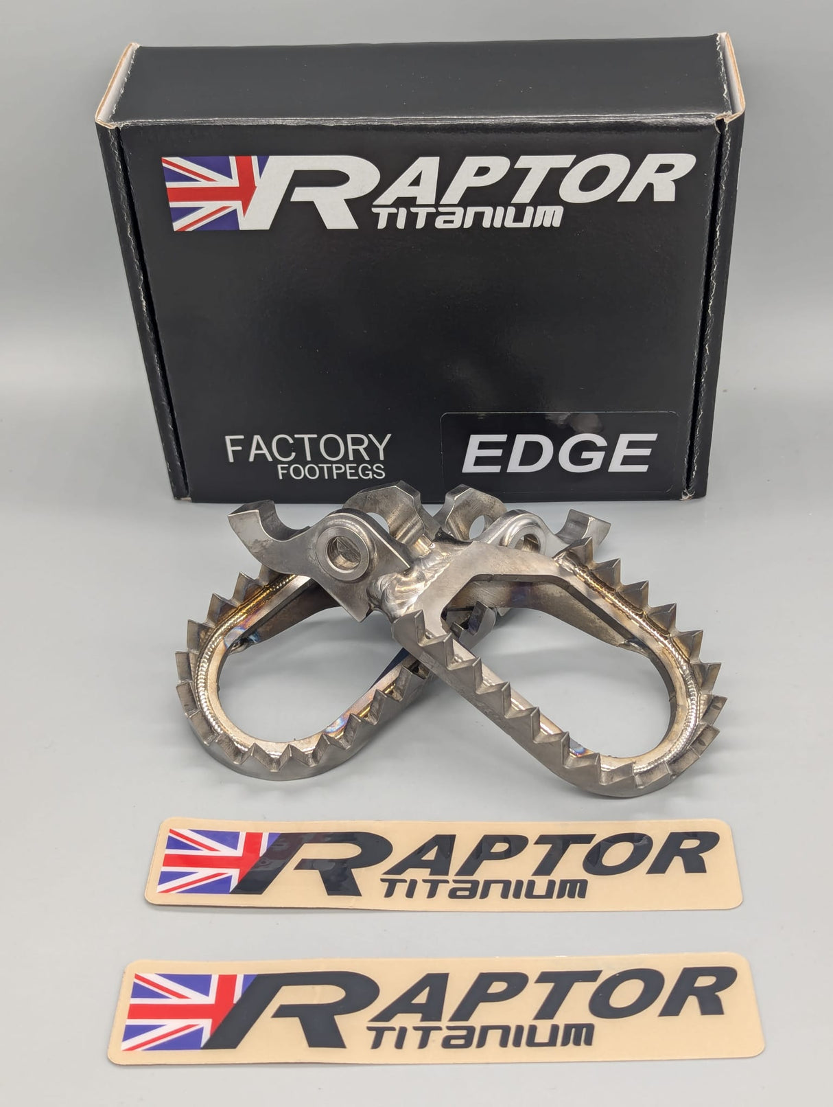 RAPTOR TRIUMPH TF250-X 2024 EDGE TITANIUM FOOTPEGS