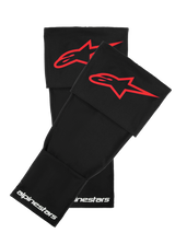 RK-S KNEE BRACE SLEEVE - Black/Red/WHITE Alpinestars motocross kit