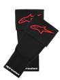 RK-S KNEE BRACE SLEEVE - Black/Red/WHITE Alpinestars motocross kit