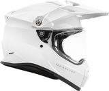Kinetic Trekker Solid Helmet - White