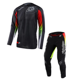Troy Lee Designs SE PRO RICHTER BLACK/FIRE KIT COMBO