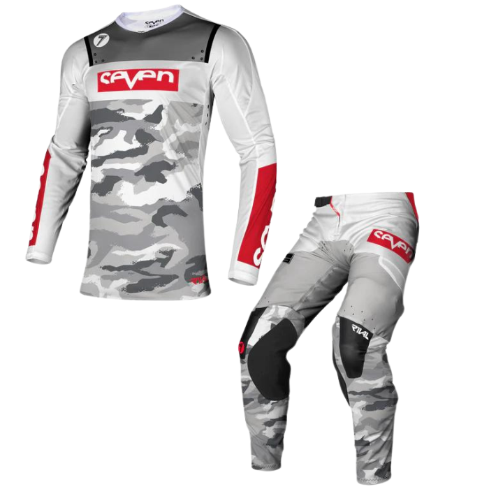 SEVEN MX 24.1 YOUTH RIVAL BARRACK WHITE KIT COMBO