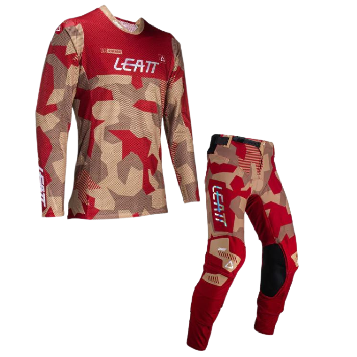 LEATT MOTO 5.5 RUBY STONE KIT COMBO