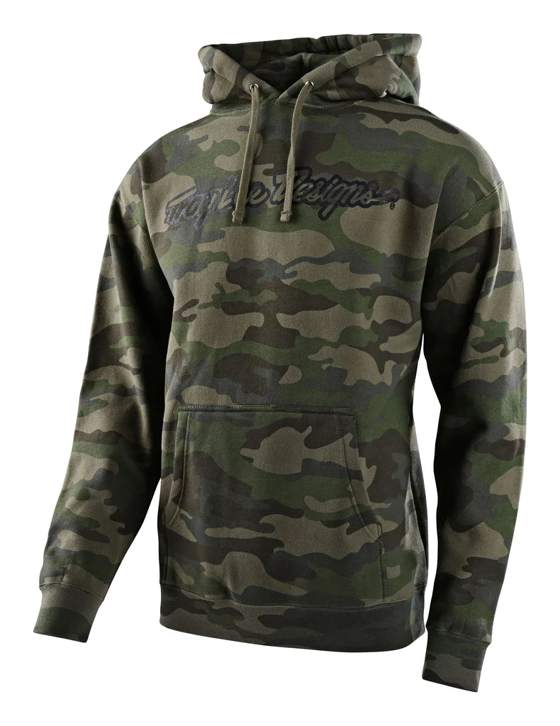 Troy Lee Designs Signature Forest Camo Youth Hoodie