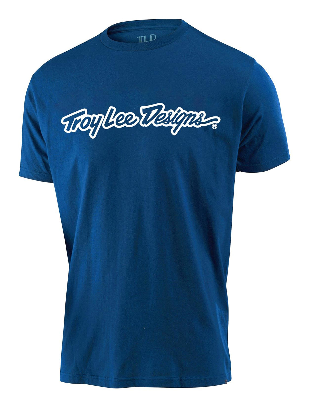 Troy Lee Designs Youth Signature Blue T-Shirt