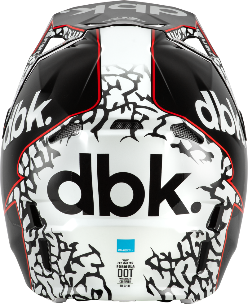 Formula CP DBK Helmet - Black/White/Red