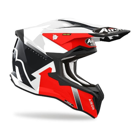 Airoh Strycker Blazer Red Gloss MX Helmet
