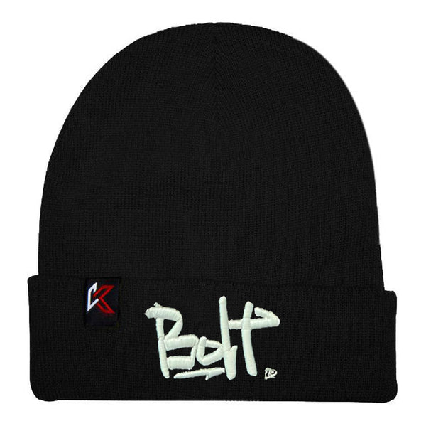 Stuss Black Beanie Hat