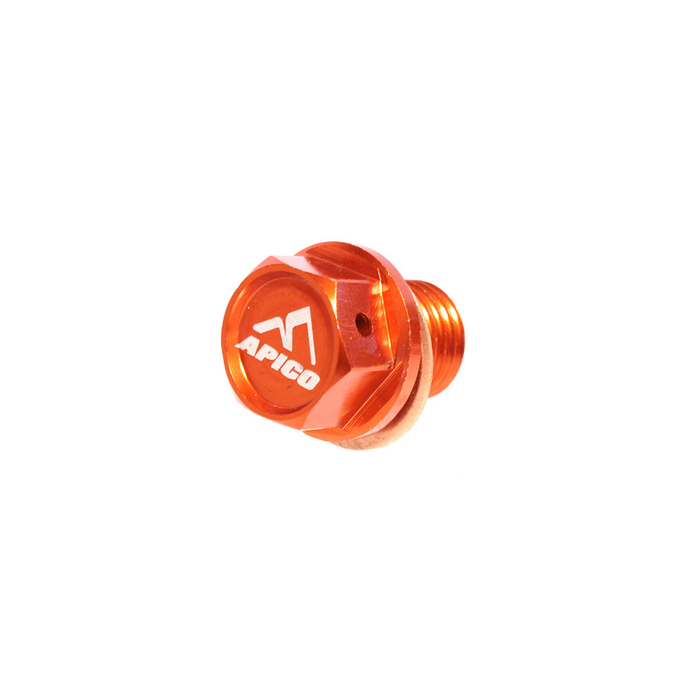 MAGNETIC SUMP DRAIN BOLT M12 X 12MM X 1.5 KTM/HQV/GAS SX/SX-F/EXC/EXC-F/TC/TE/FC/FE/MC/EC ALL - ORANGE