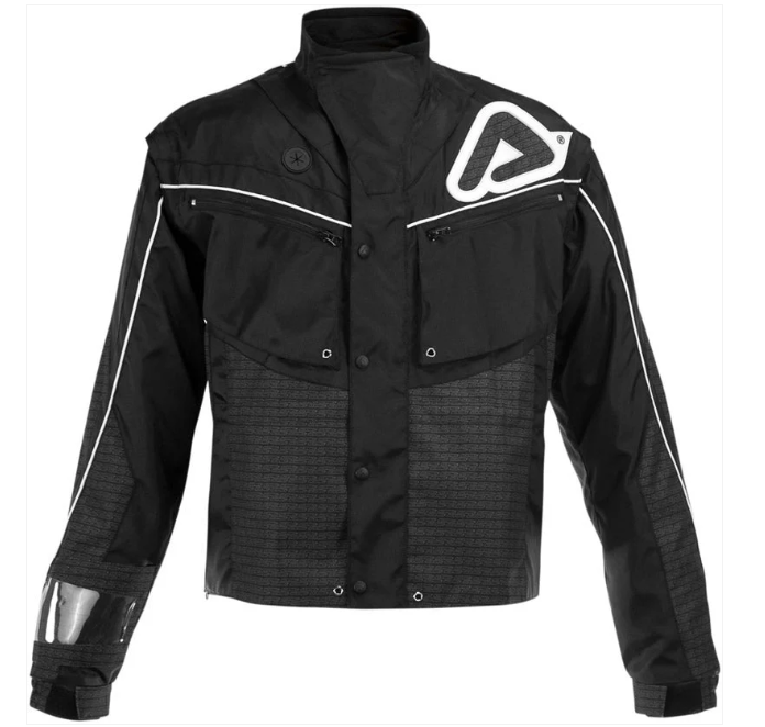 Acerbis Moto Korp Line Jacket Black/White - Medium