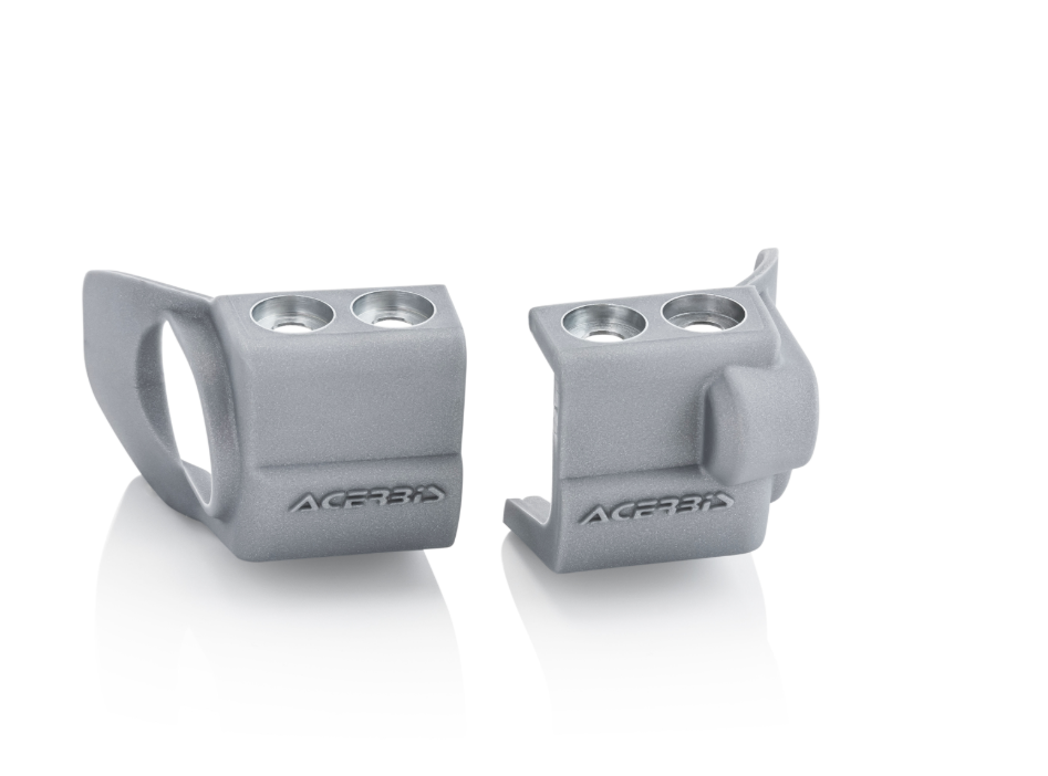 Acerbis Fork Shoe Covers Suzuki RM-Z Silver