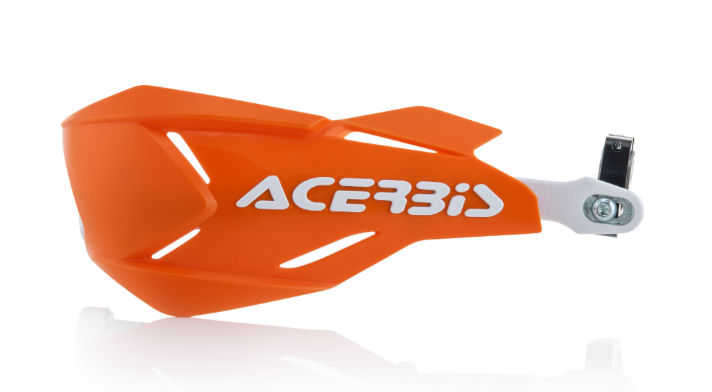 Acerbis X-Factory Handguards Orange/White