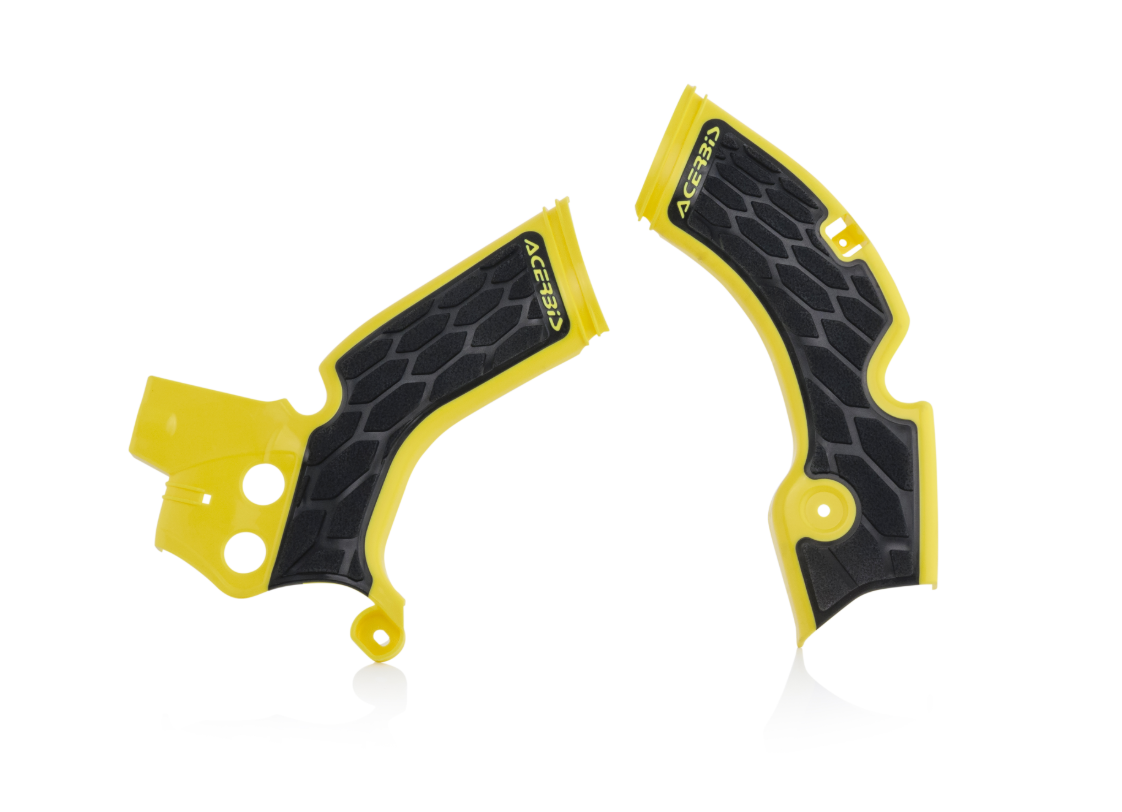 Acerbis X-Grip Frame Protectors Suzuki RM-Z250 Yellow/Black