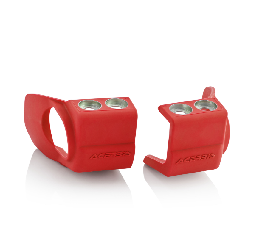 Acerbis Fork Shoe Covers Honda CRF Red