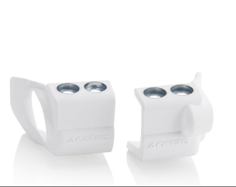 Acerbis Fork Shoe Covers Suzuki RM-Z White