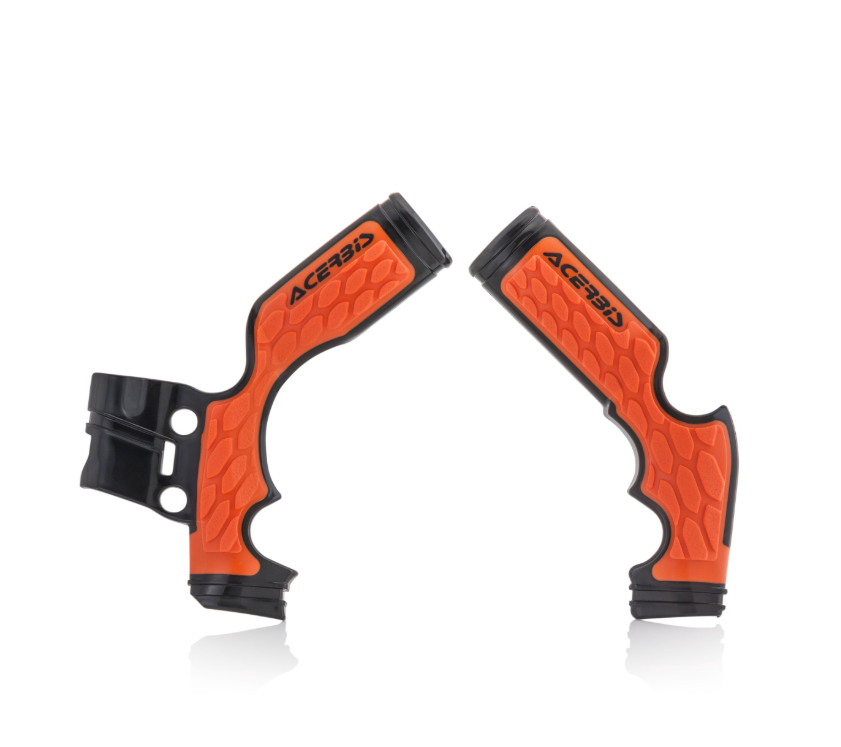 Acerbis X-Grip Frame Protectors KTM SX65 Black/Orange