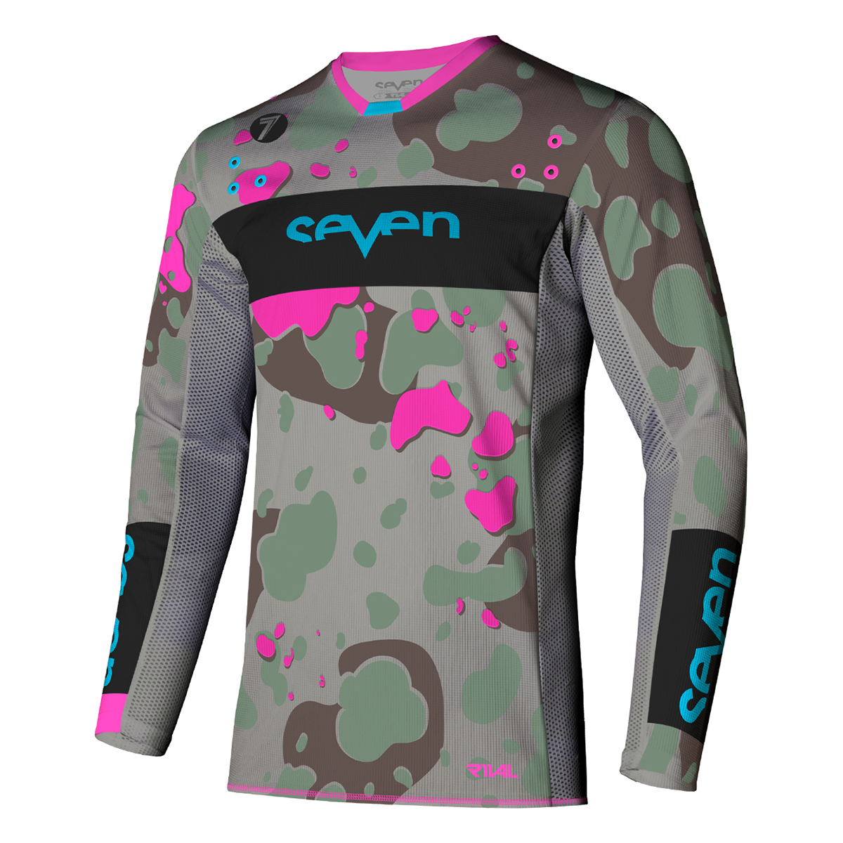 Seven MX 25.2 Rival Adult Jersey (Mineral Grey)