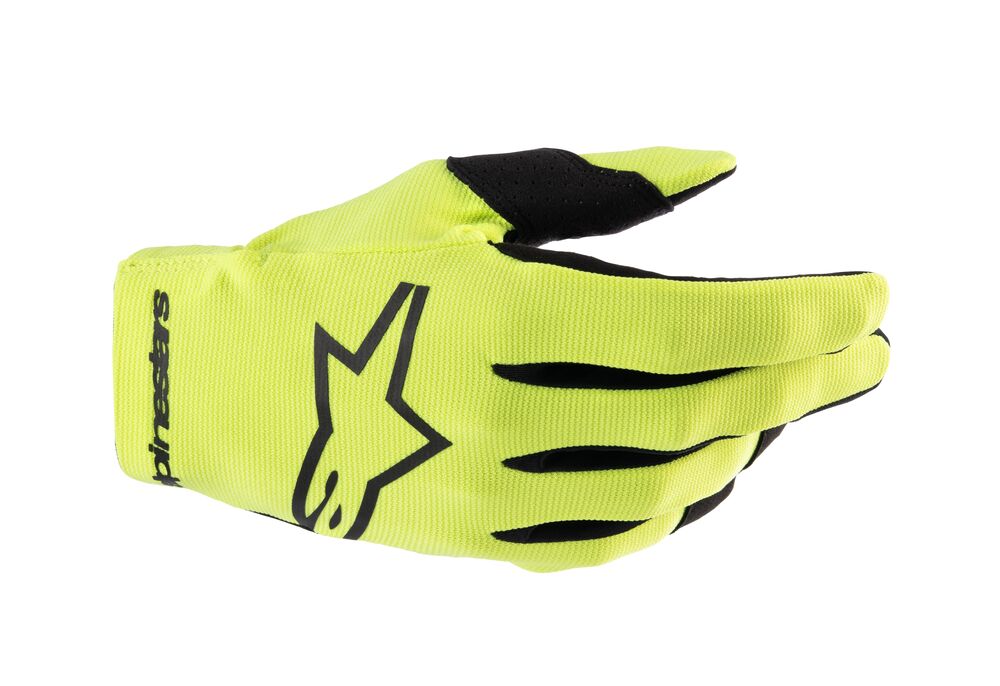 ALPINESTARS YOUTH RADAR YELLOW FLUO BLACK GLOVES