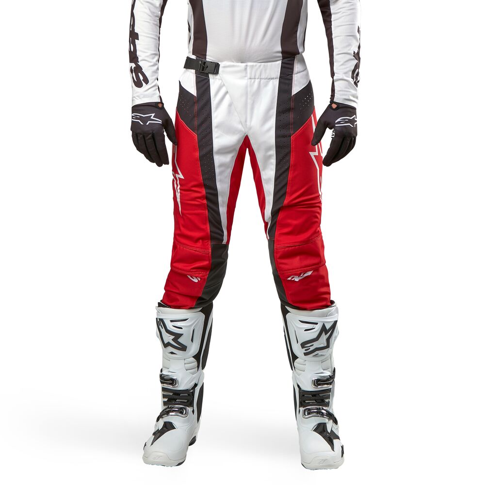 ALPINESTARS TECHSTAR OCURI MARS RED WHITE BLACK PANTS