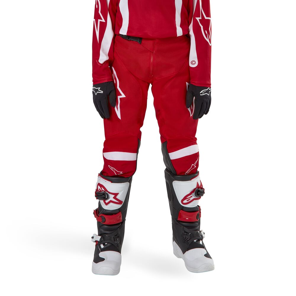 ALPINESTARS YOUTH RACER LURV MARS RED WHITE PANTS