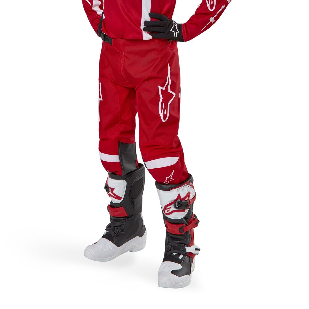 ALPINESTARS YOUTH RACER LURV MARS RED WHITE PANTS