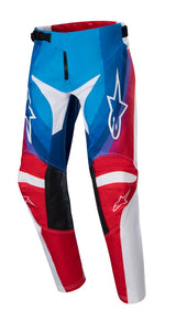 ALPINESTARS YOUTH RACER PNEUMA BLU MARS RED WHITE KIT COMBO