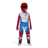 ALPINESTARS YOUTH RACER PNEUMA BLU MARS RED WHITE PANTS