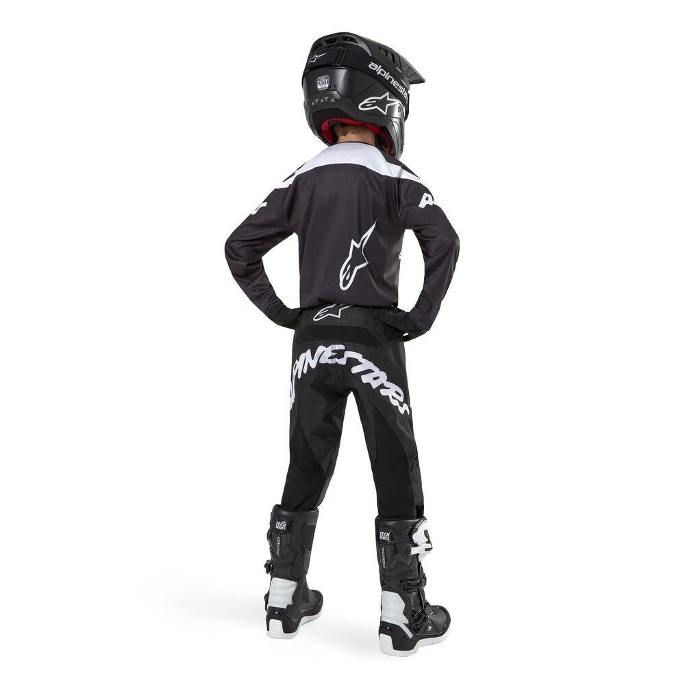 ALPINESTARS YOUTH RACER HANA BLACK WHITE PANTS