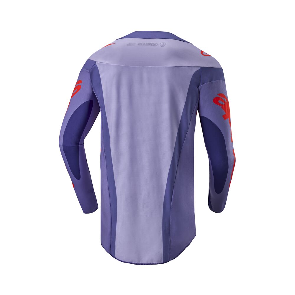 ALPINESTARS TECHSTAR OCURI PURPLE HOT ORANGE JERSEY