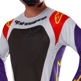 ALPINESTARS TECHSTAR OCURI HOT ORANGE PURPLE BLACK JERSEY