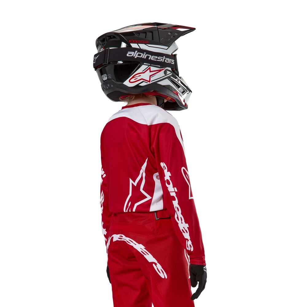 ALPINESTARS YOUTH RACER LURV MARS RED WHITE JERSEY