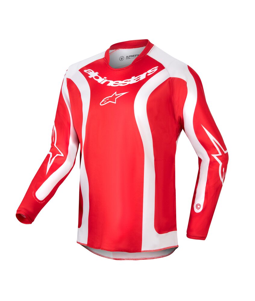 ALPINESTARS YOUTH RACER LURV MARS RED WHITE JERSEY