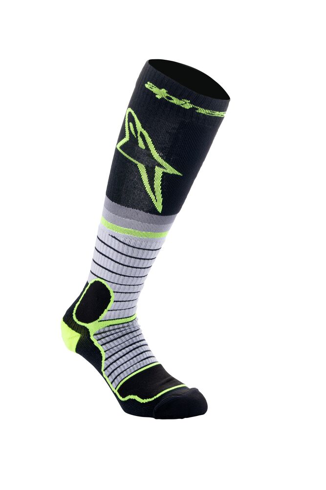 ALPINESTARS MX PRO BLACK GRAY YELLOW FLUO SOCKS