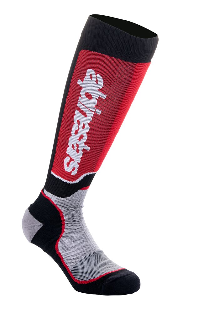 ALPINESTARS MX PLUS BLACK GRAY RED SOCKS