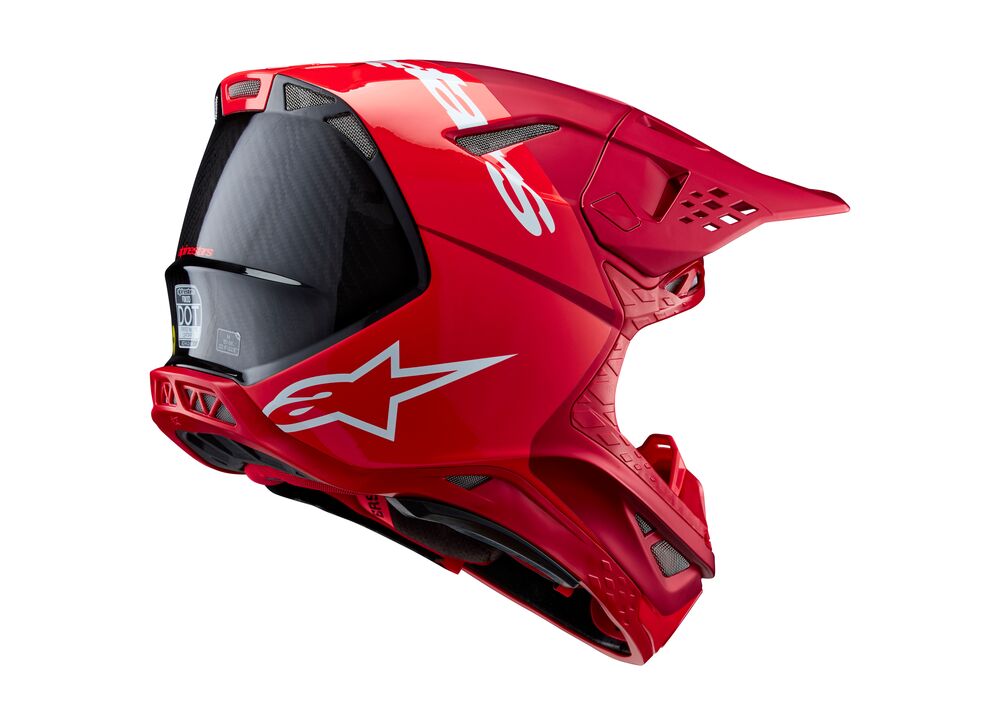 ALPINESTARS SUPERTECH S-M10 FLOOD RED FLUO RED M&G HELMET