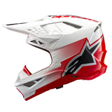 ALPINESTARS SUPERTECH S-M10 UNITE RED WHITE GLOSSY HELMET