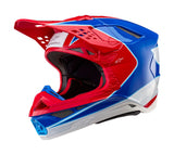 ALPINESTARS SUPERTECH S-M10 AEON BRIGHT RED BLUE GLOSSY HELMET