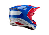 ALPINESTARS SUPERTECH S-M10 AEON BRIGHT RED BLUE GLOSSY HELMET