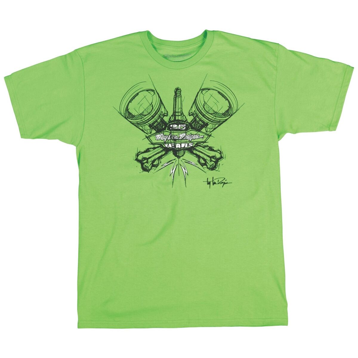 Troy Lee Designs Piston Lime T-Shirt