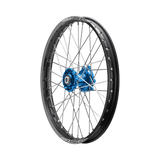 TALON 50CC BIG WHEEL KIT BLACK RIM - BLUE HUBS KTM/Husqvarna/Gasgas 50/E5 21-25