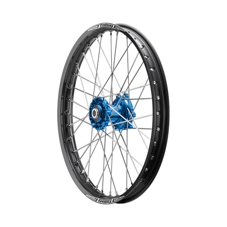 TALON 50CC BIG WHEEL KIT BLACK RIM - BLUE HUBS KTM/Husqvarna/Gasgas 50/E5 21-25