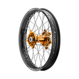 TALON 50CC BIG WHEEL KIT BLACK RIM - ORANGE HUBS KTM/Husqvarna/Gasgas 50/E5 21-25